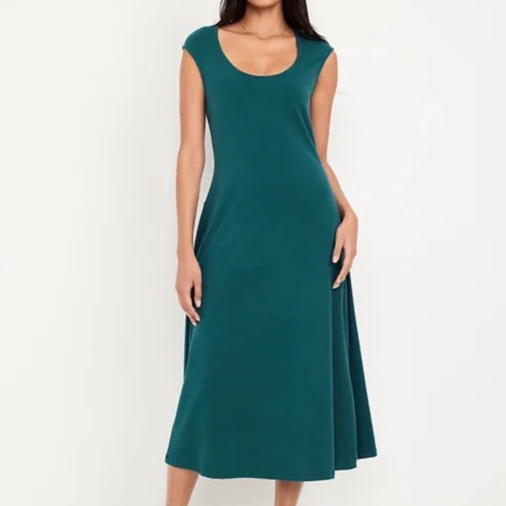 Old Navy Fit & Flare Midi Dress